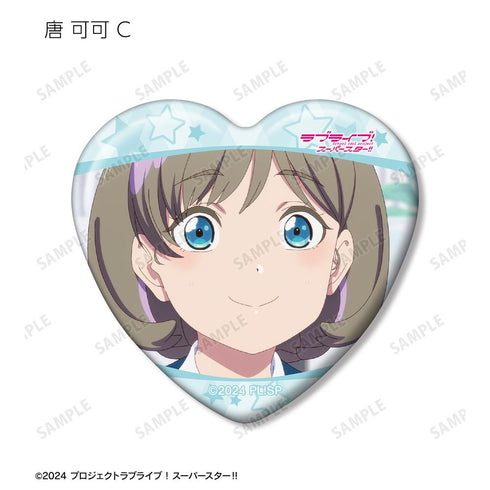 『ラブライブ!スーパースター!!』トレーディング 唐 可可オンリー 場面写ハート型缶バッジ(単位/BOX)